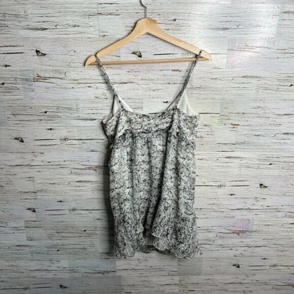 Bcbgeneration dress mini white ruffle gray size small Bcbg - Picture 7 of 7